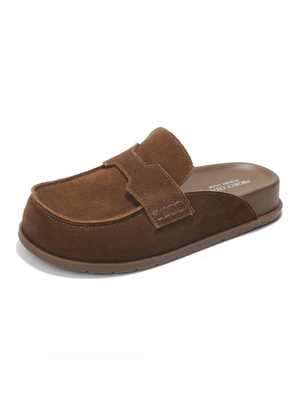 Project Cloud Foamy Genuine Suede Womens Clogs